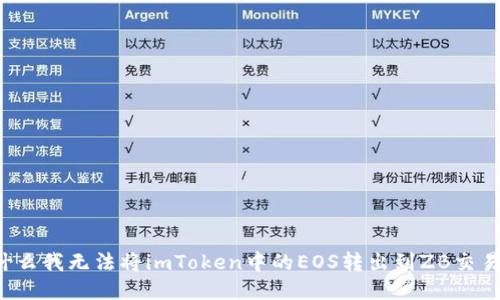 为什么我无法将imToken中的EOS转出到ZB交易所？