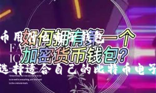 比特币用什么电子钱包

如何选择适合自己的比特币电子钱包