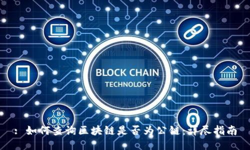 : 如何查询区块链是否为公链：详尽指南